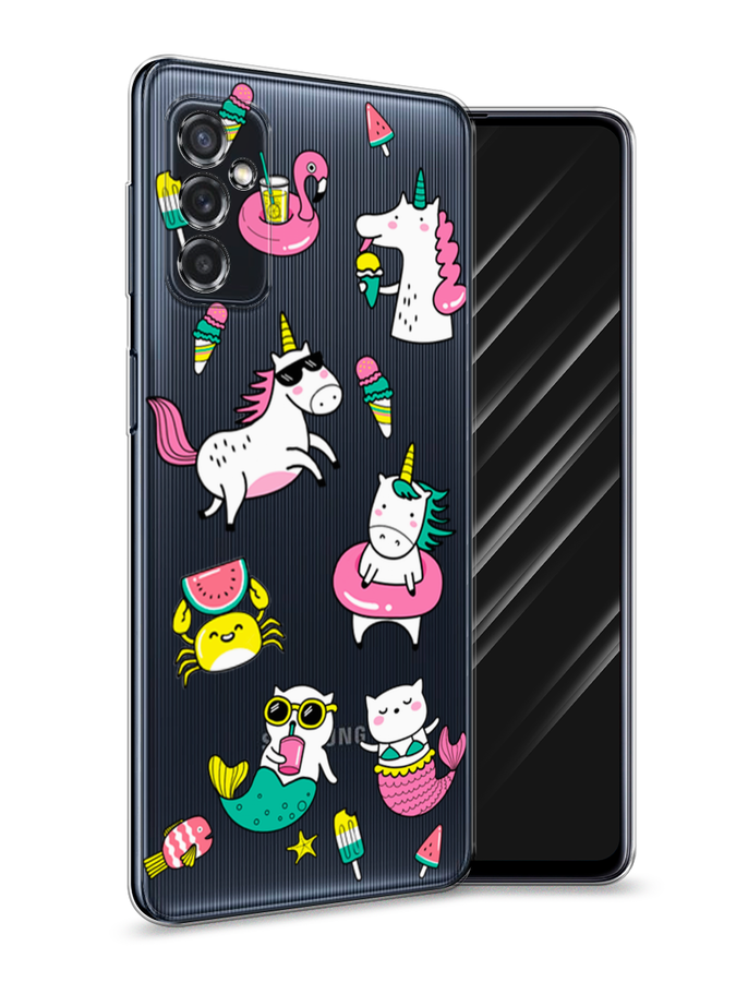 

Чехол Awog на Samsung Galaxy M52 / Самсунг M52 "На отдыхе", Разноцветный, 2104350-2
