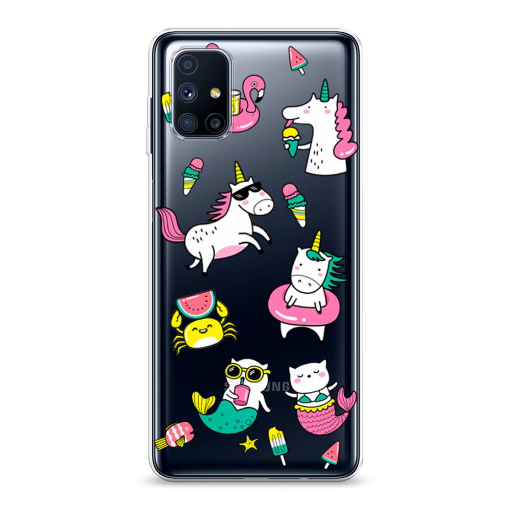 

Чехол Awog на Samsung Galaxy M51 / Самсунг M51 "На отдыхе", Разноцветный, 2101550-2