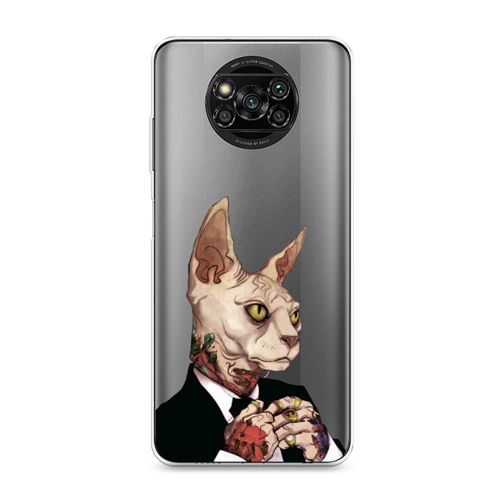 

Чехол Awog на Poco X3/X3 Pro "Татуированный сфинкс", Разноцветный, 310650-7
