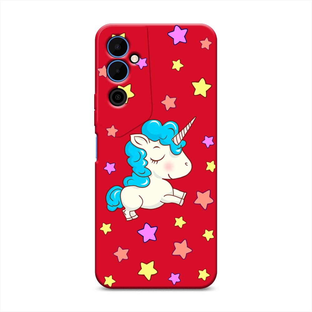 

Чехол Awog на Tecno Pova Neo 2 "Звездный единорог", Голубой;фиолетовый;желтый, 302453-1