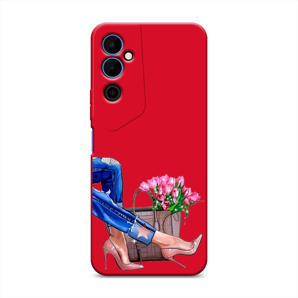 

Чехол Awog на Tecno Pova Neo 2 "Каблучки", Синий, 302453-1