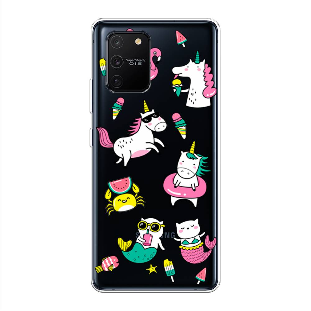 

Чехол Awog на Samsung Galaxy A91/S10 Lite "На отдыхе", Разноцветный, 29950-2
