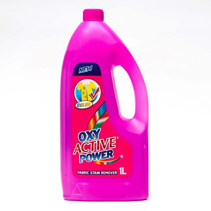 Пятновыводитель жидкий для цветных тканей, Oxy Color Active Power 1 л