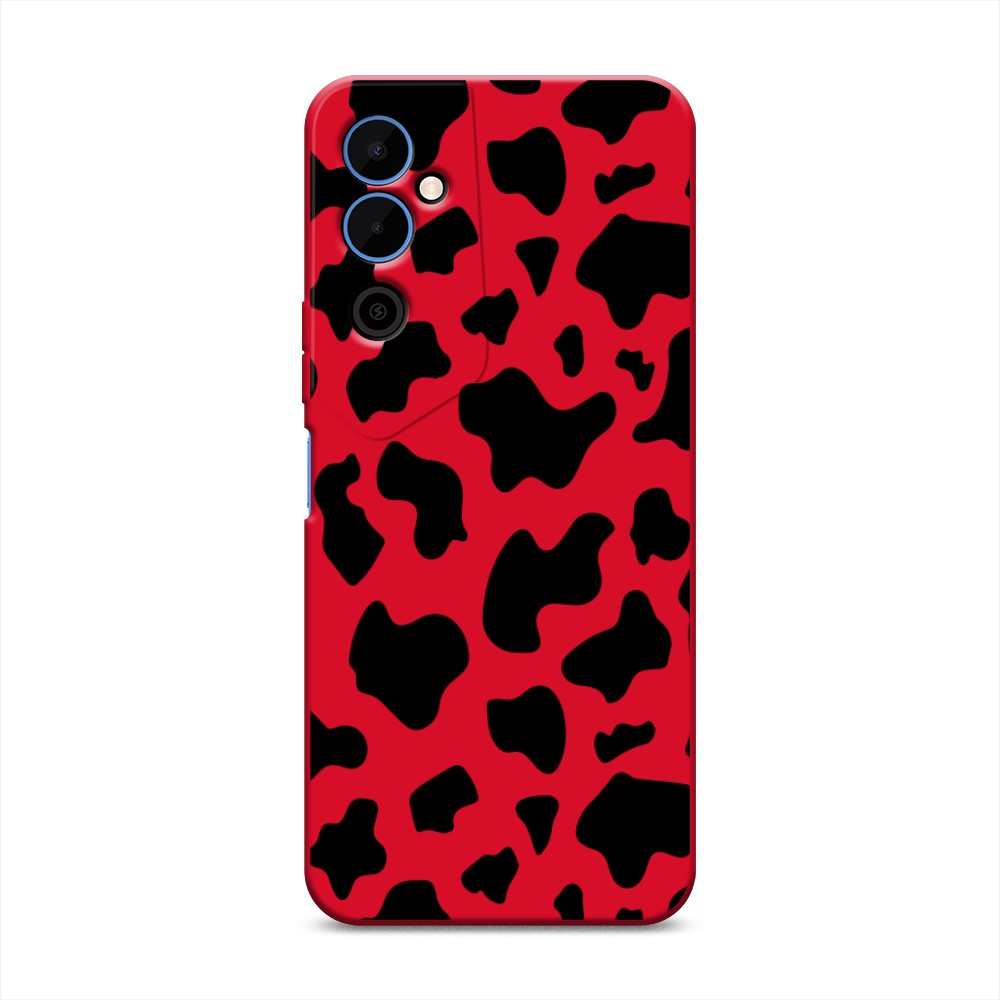 

Чехол Awog на Tecno Pova Neo 2 "Пятна коровы черные", Черный, 302453-1