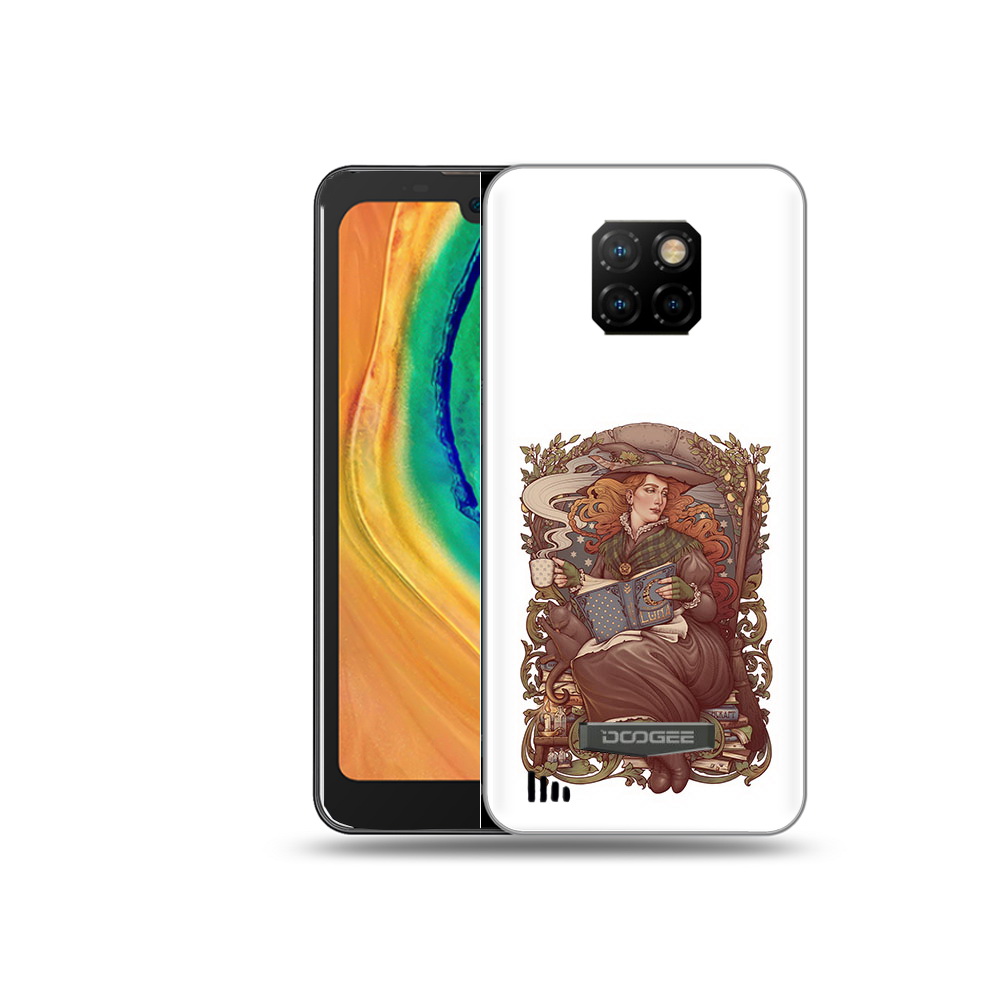 

Чехол MyPads Tocco для Doogee S88 Plus Женские_126, Прозрачный, Tocco