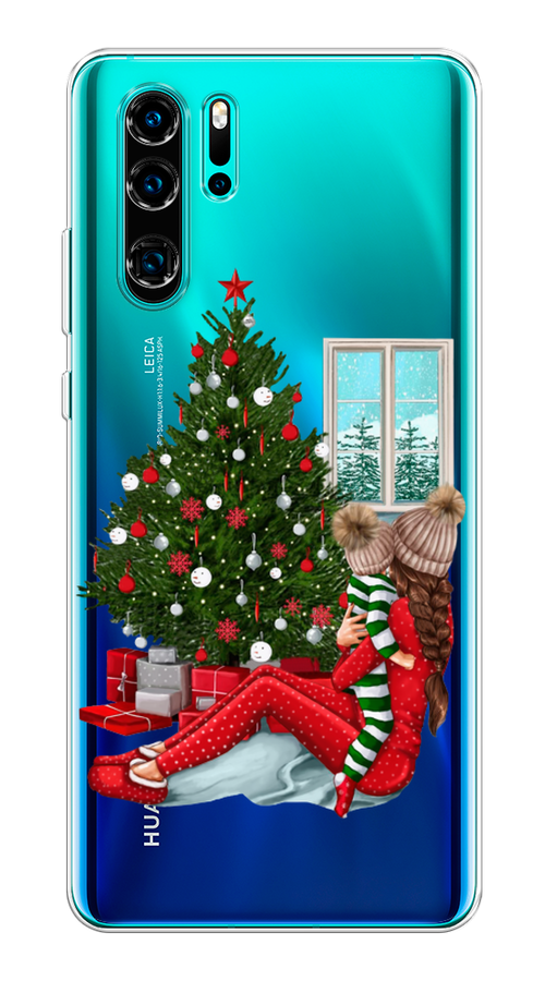 

Чехол на Huawei P30 Pro "Новый год с мамой", Красный;зеленый;голубой, 67650-6