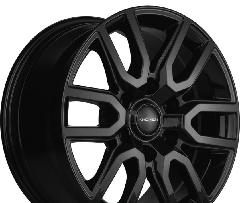 

Колесный диск Khomen Wheels KHW1723 (JAC T6 Pickup) 8x17 6x139,7 ET30 D106,1 Black, KHW1723 (JAC T6 Pickup)