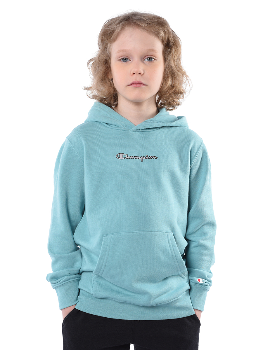 

Толстовка детская Champion Hooded Sweatshirt, голубой, 110, Hooded Sweatshirt