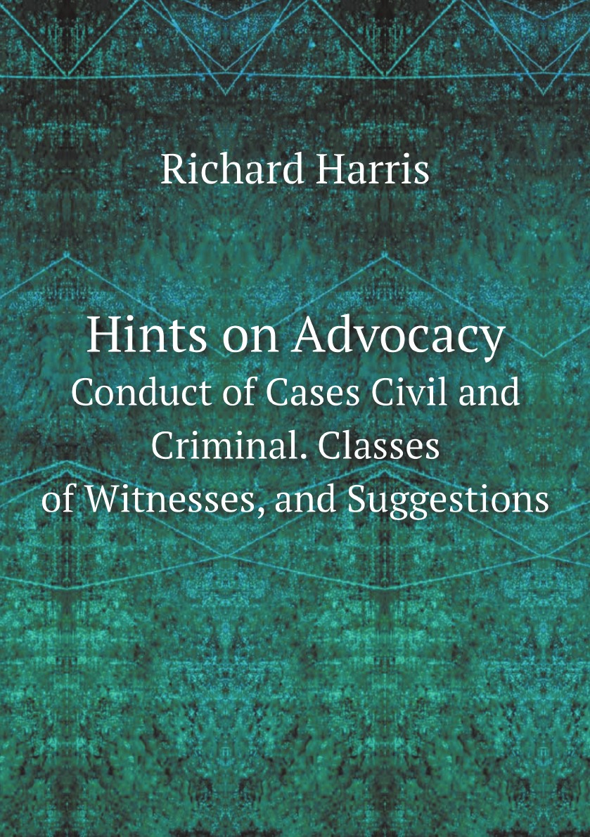 

Hints on Advocacy
