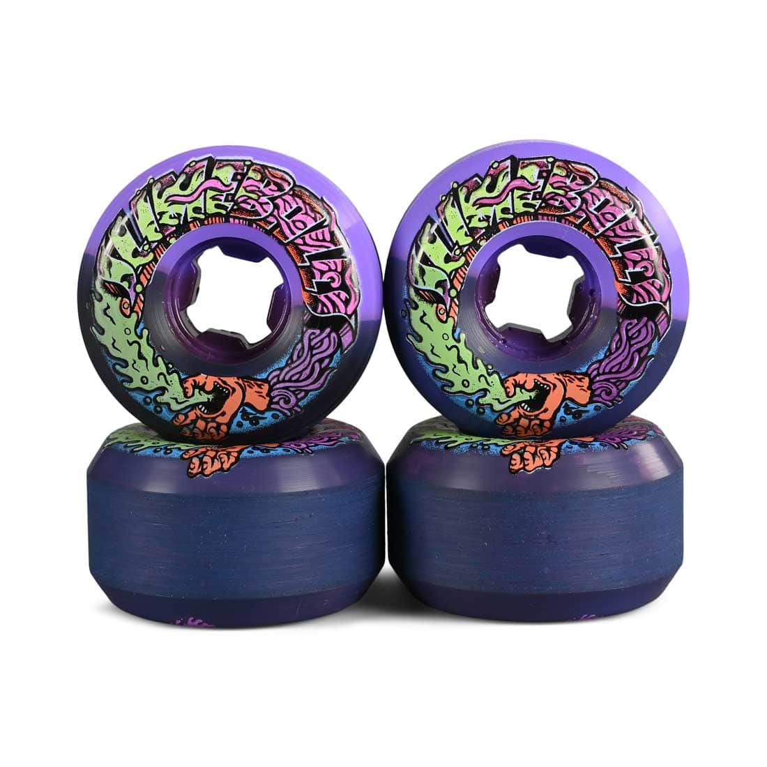 Колёса Santa Cruz Slime Balls Greetings Speed Balls Purple Black