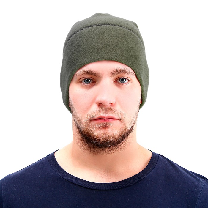 

Шапка мужская 9380824 хаки, р.57, 9380824