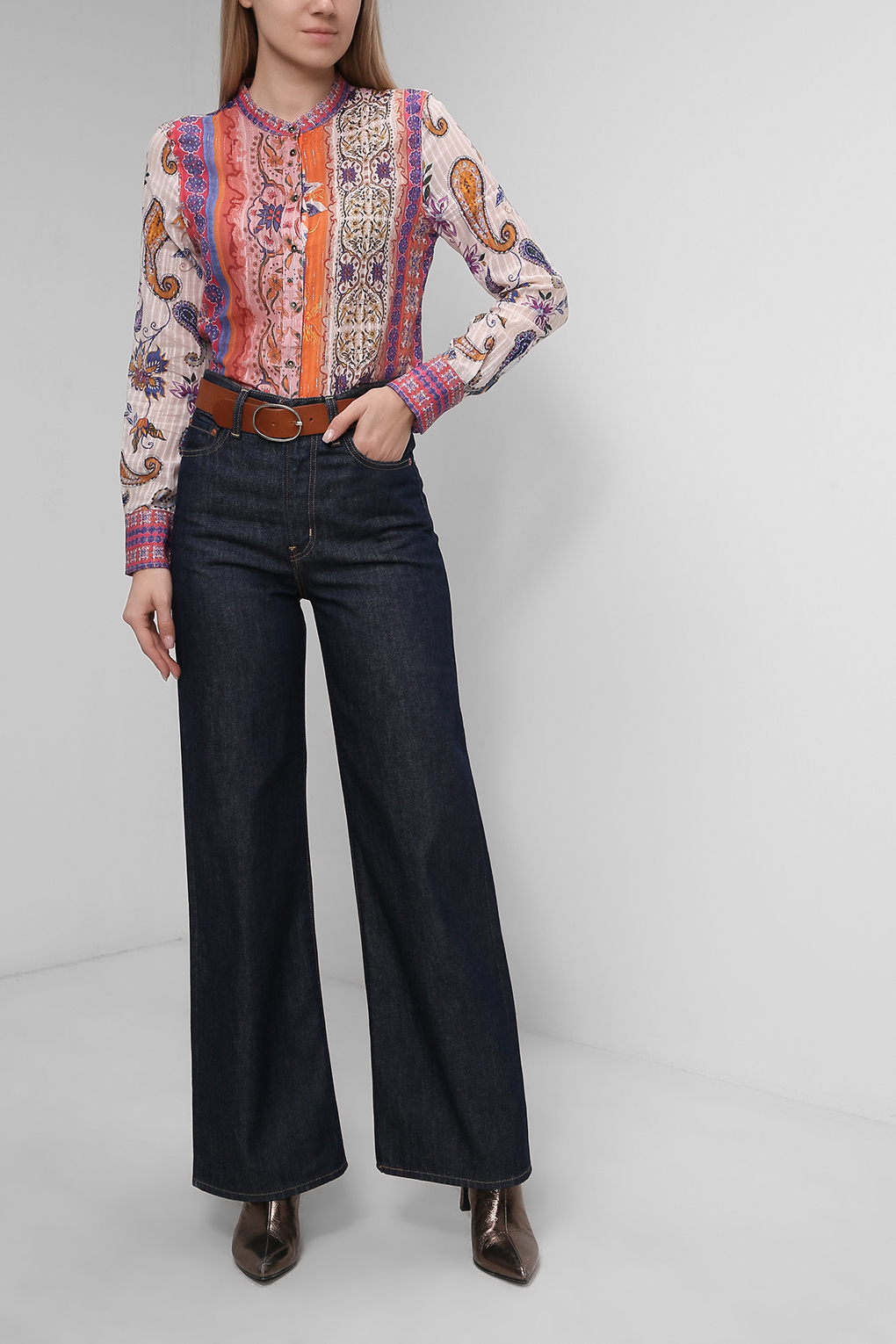 

Блуза женская Desigual 21SWCW89 розовая S, 21SWCW89