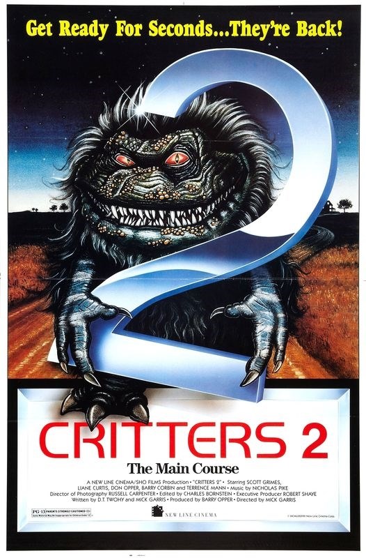 

Постер к фильму "Зубастики 2: Основное блюдо" (Critters 2) A4