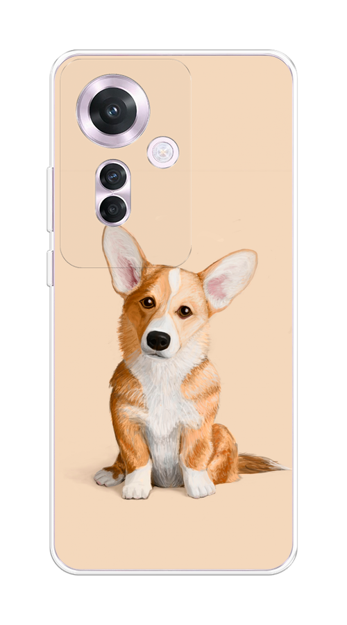 

Чехол на Oppo Reno 11F "Грустный Корги", Коричневый;бежевый, 2516650-1