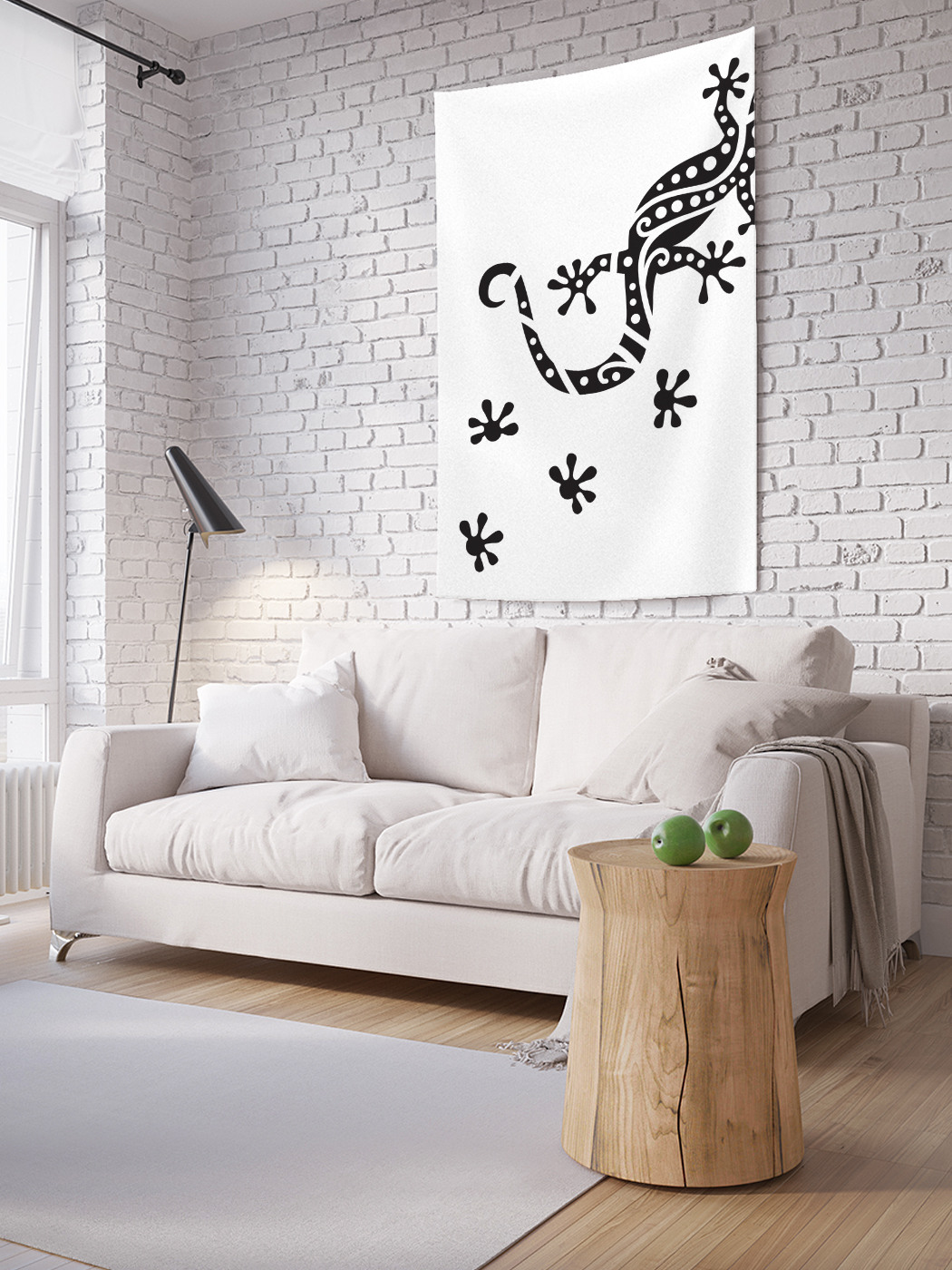 

Вертикальное фотопанно на стену JoyArty Седы ящерицы 150x200 см, Седы ящерицы