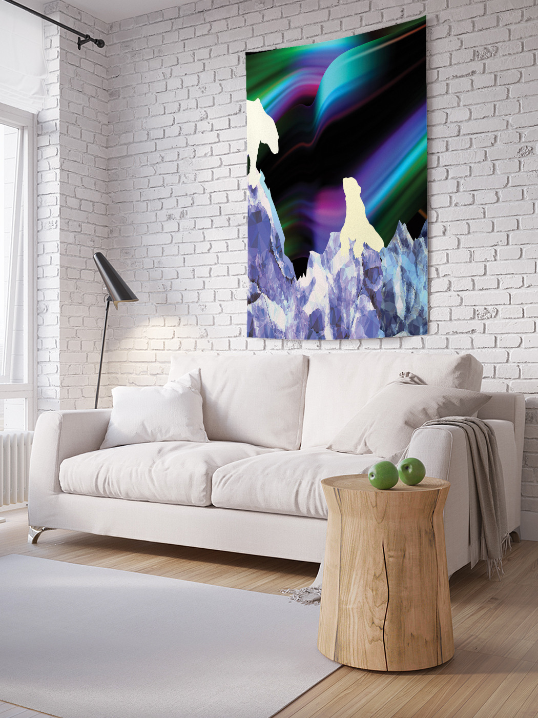 

Вертикальное фотопанно на стену JoyArty Северное сияние 150x200 см, Северное сияние