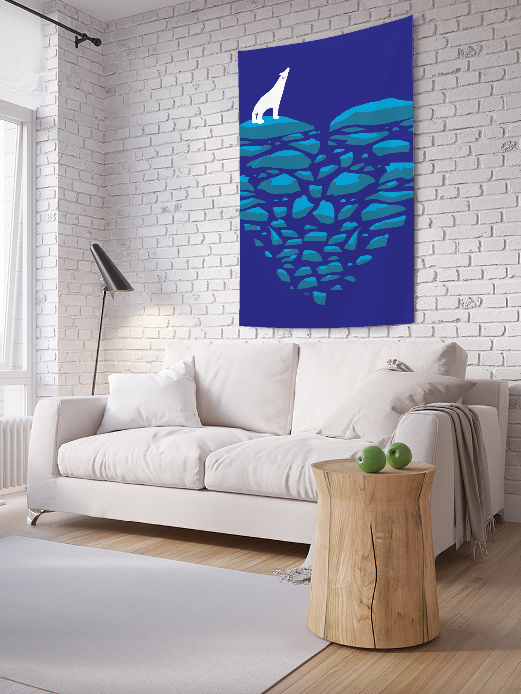 

Вертикальное фотопанно на стену JoyArty Ледяное сердце 150x200 см, Ледяное сердце
