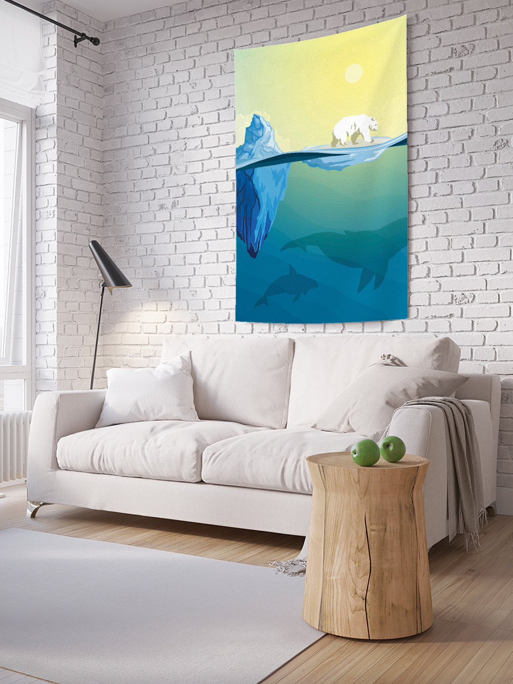 

Вертикальное фотопанно на стену JoyArty Айсберг в океане 150x200 см, Айсберг в океане