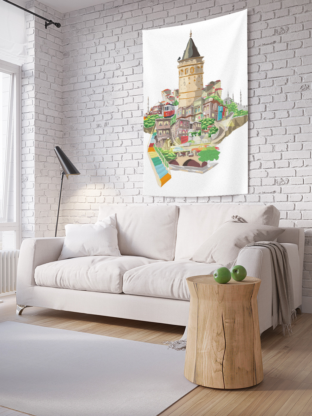 

Вертикальное фотопанно на стену JoyArty Визитка Стамбула 150x200 см, Визитка Стамбула