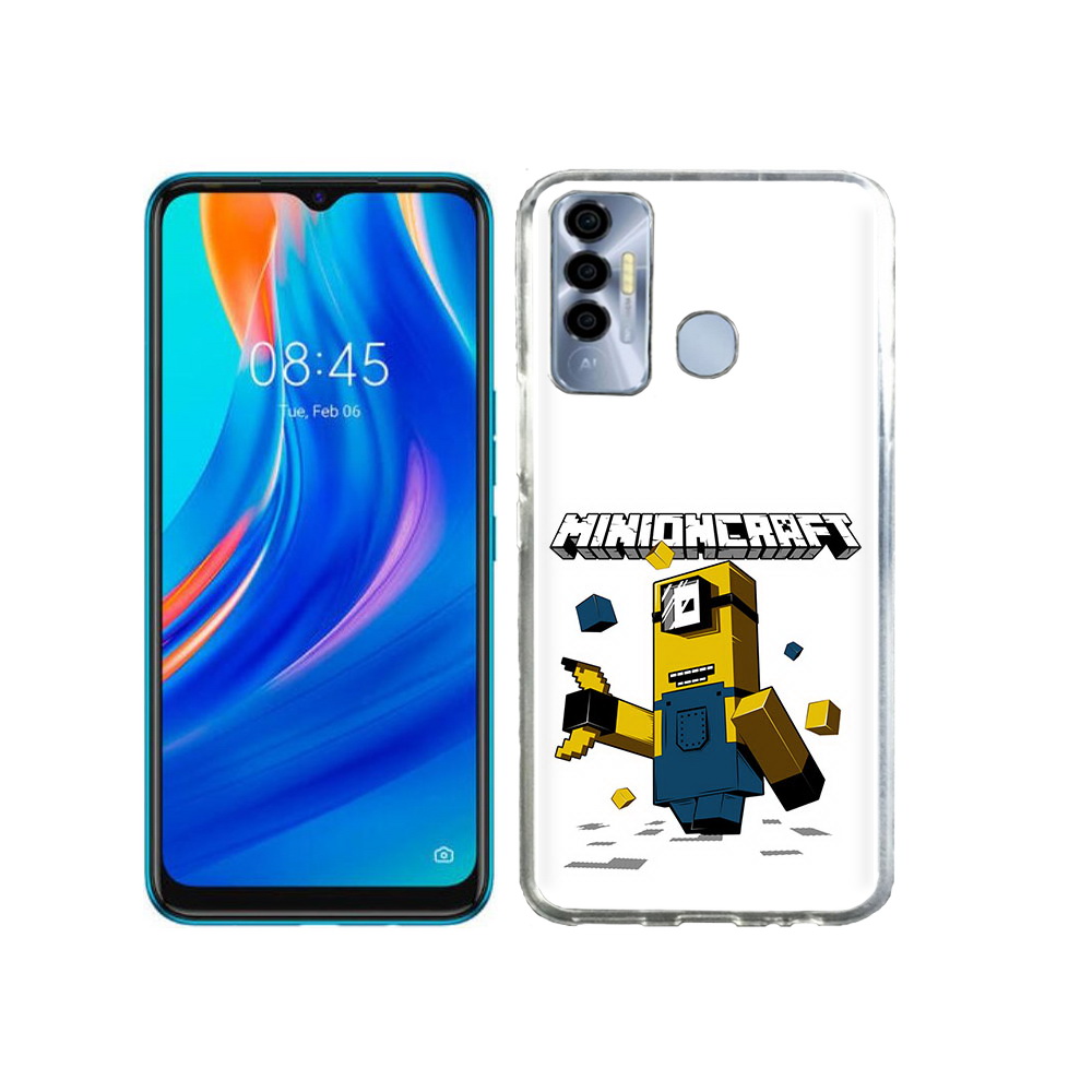 

Чехол MyPads Tocco для Tecno Spark 7P миньон, Прозрачный, Tocco