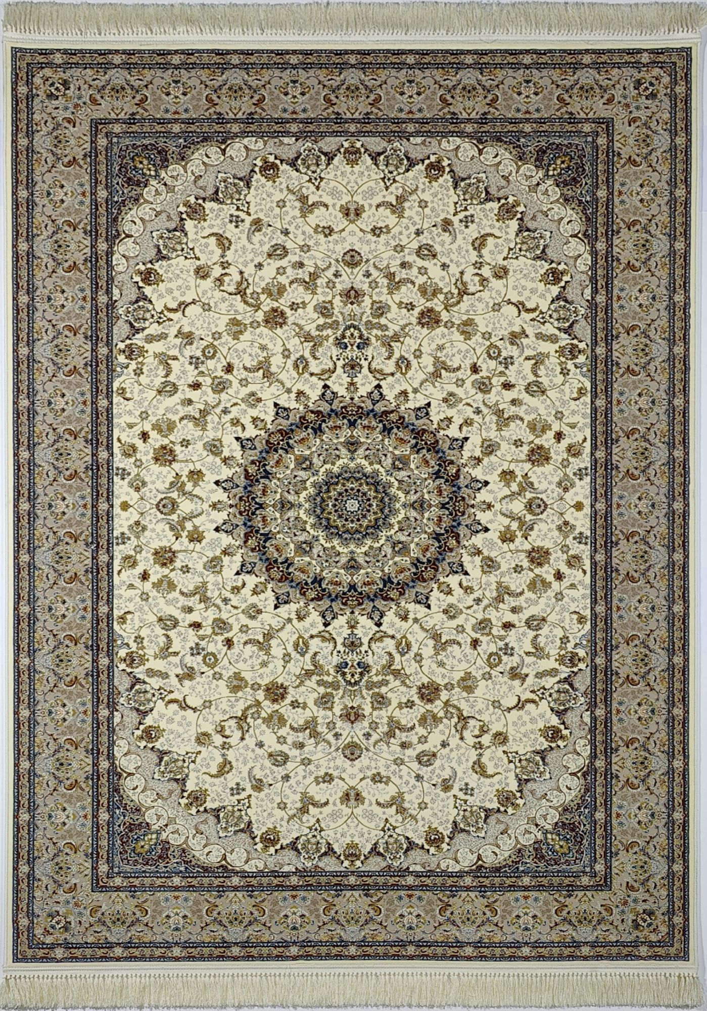 

Ковер высокоплотный Farrahi Carpet Yekta кремовый 150х225, Damoon