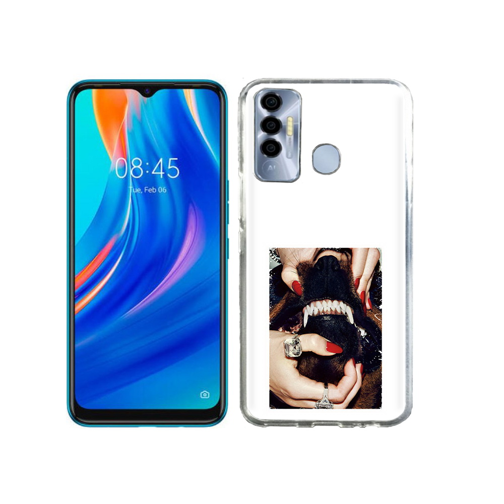

Чехол MyPads Tocco для Tecno Spark 7P маникюр, Прозрачный, Tocco