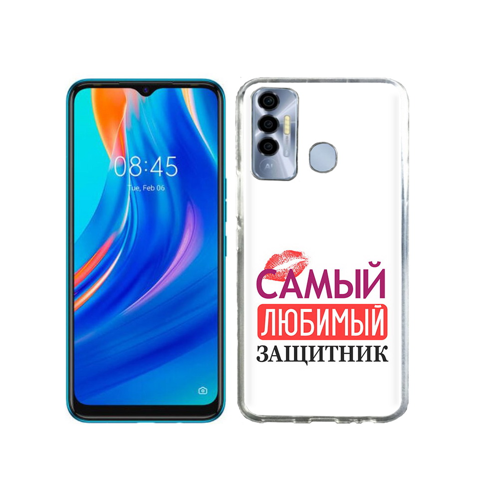 

Чехол MyPads Tocco для Tecno Spark 7P любимый защитник, Прозрачный, Tocco