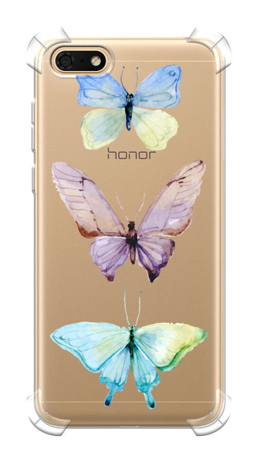 

Чехол Awog на Honor 7A "Акварельные бабочки", Фиолетовый, 65251-1