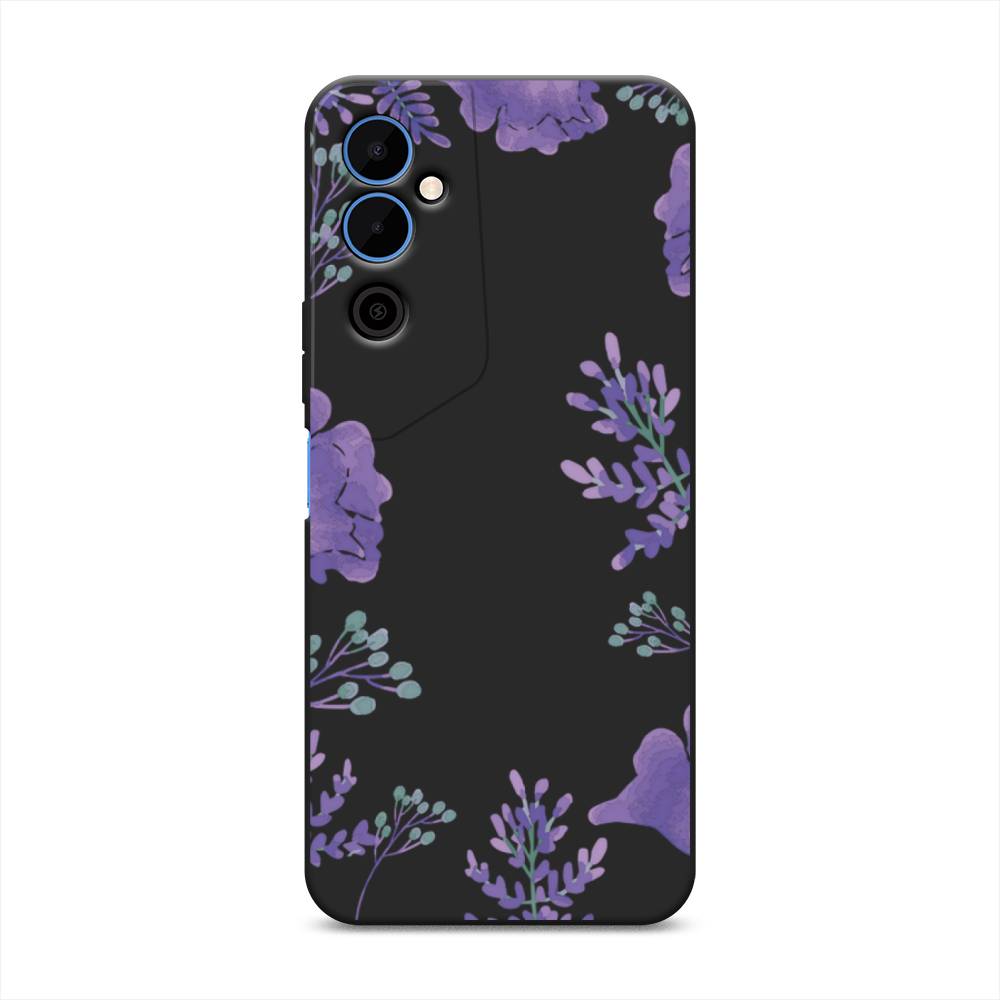 

Чехол Awog на Tecno Pova Neo 2 "Сиреневая цветочная рамка", Прозрачный;фиолетовый, 302452-1
