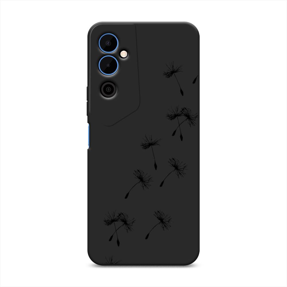 

Чехол Awog на Tecno Pova Neo 2 "Летящие одуванчики", Черный, 302452-1