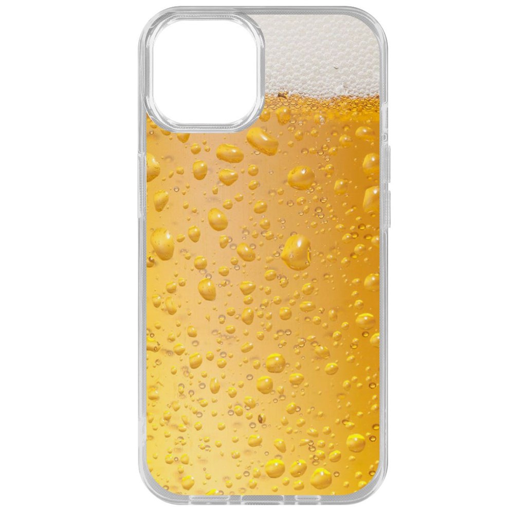 

Чехол-накладка Krutoff Clear Case Пенное для iPhone 15, Прозрачный