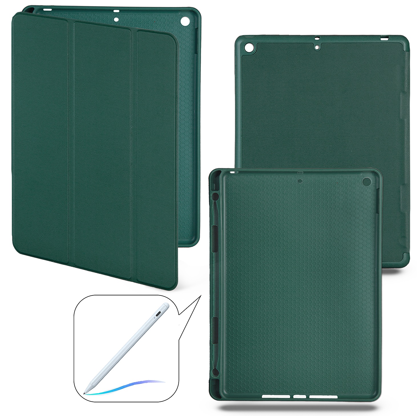 

Чехол-книжка для iPad 10.2 (2019/2020/2021) Smart Case (Pencil) Pine Green 6 (IS972270), Зеленый, Чехол-книжка для iPad 10.2 (2019/2020/2021) Smart Case (Pencil) Pine Green 6 (IS972270)
