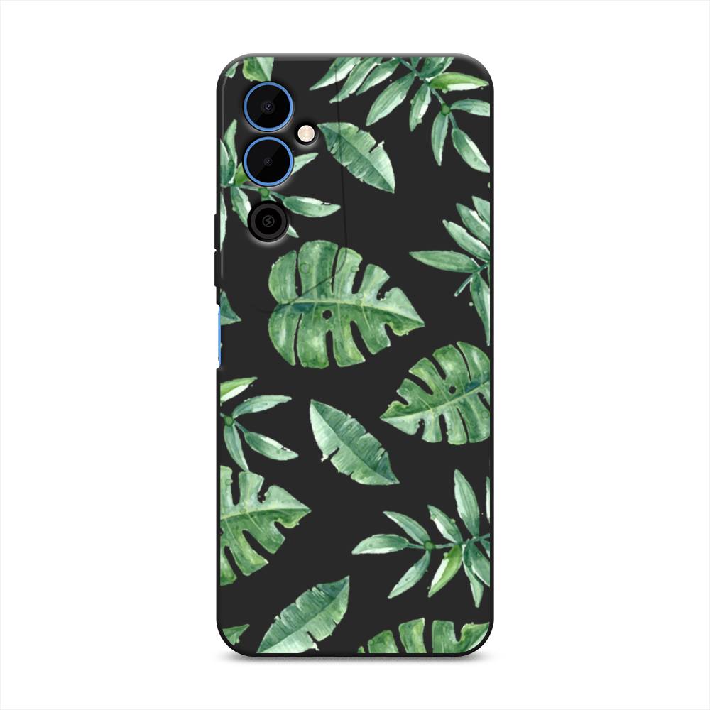 

Чехол Awog на Tecno Pova Neo 2 "Нарисованные пальмовые листья", Зеленый, 302452-1