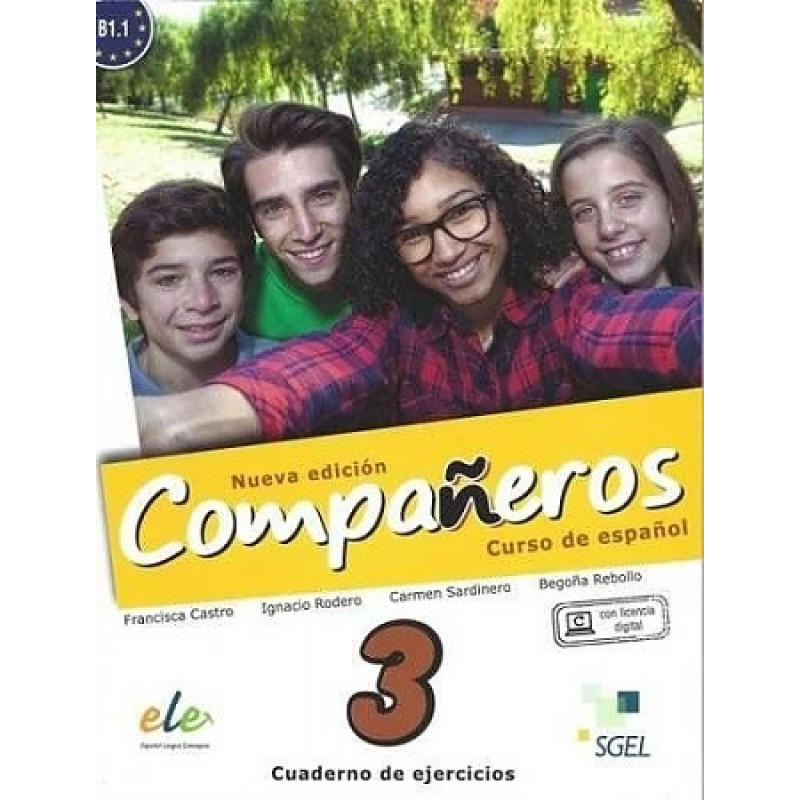 фото Книга companeros 3. nueva ediciуn - cuaderno de ejercicios sgel