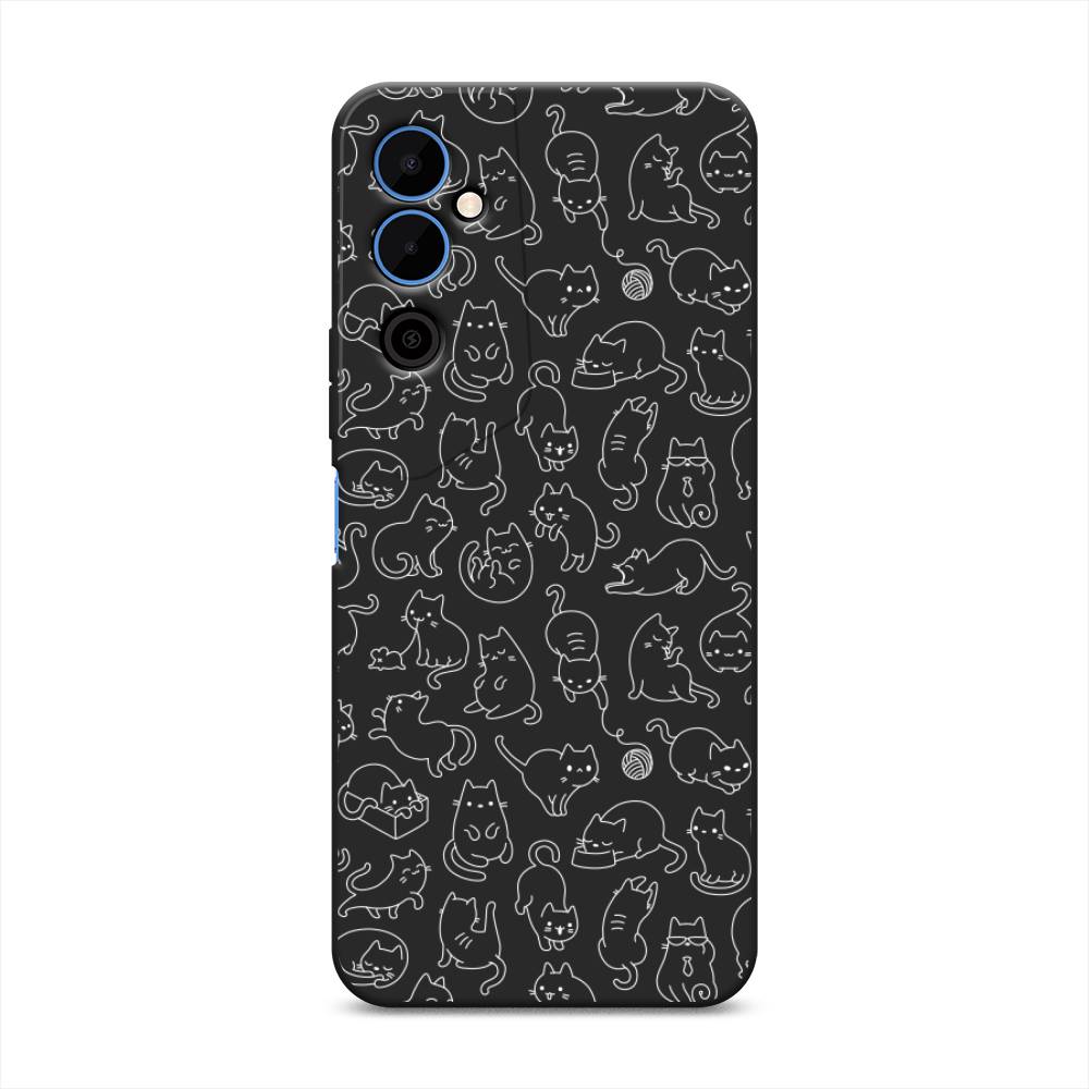 

Чехол Awog на Tecno Pova Neo 2 "Шкодливые котики", Прозрачный;бежевый, 302452-1