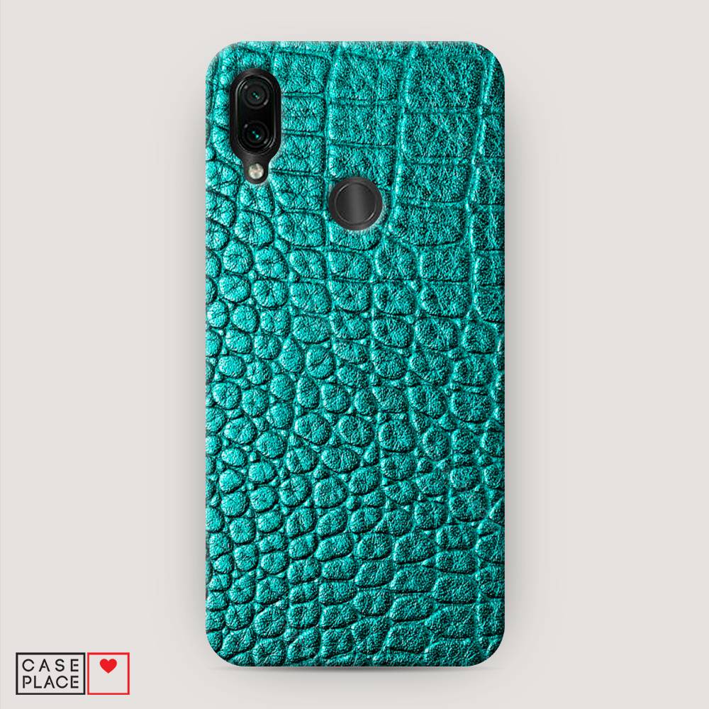 

Пластиковый чехол "Бирюзовая змея" на Xiaomi Redmi 7, 35020-2