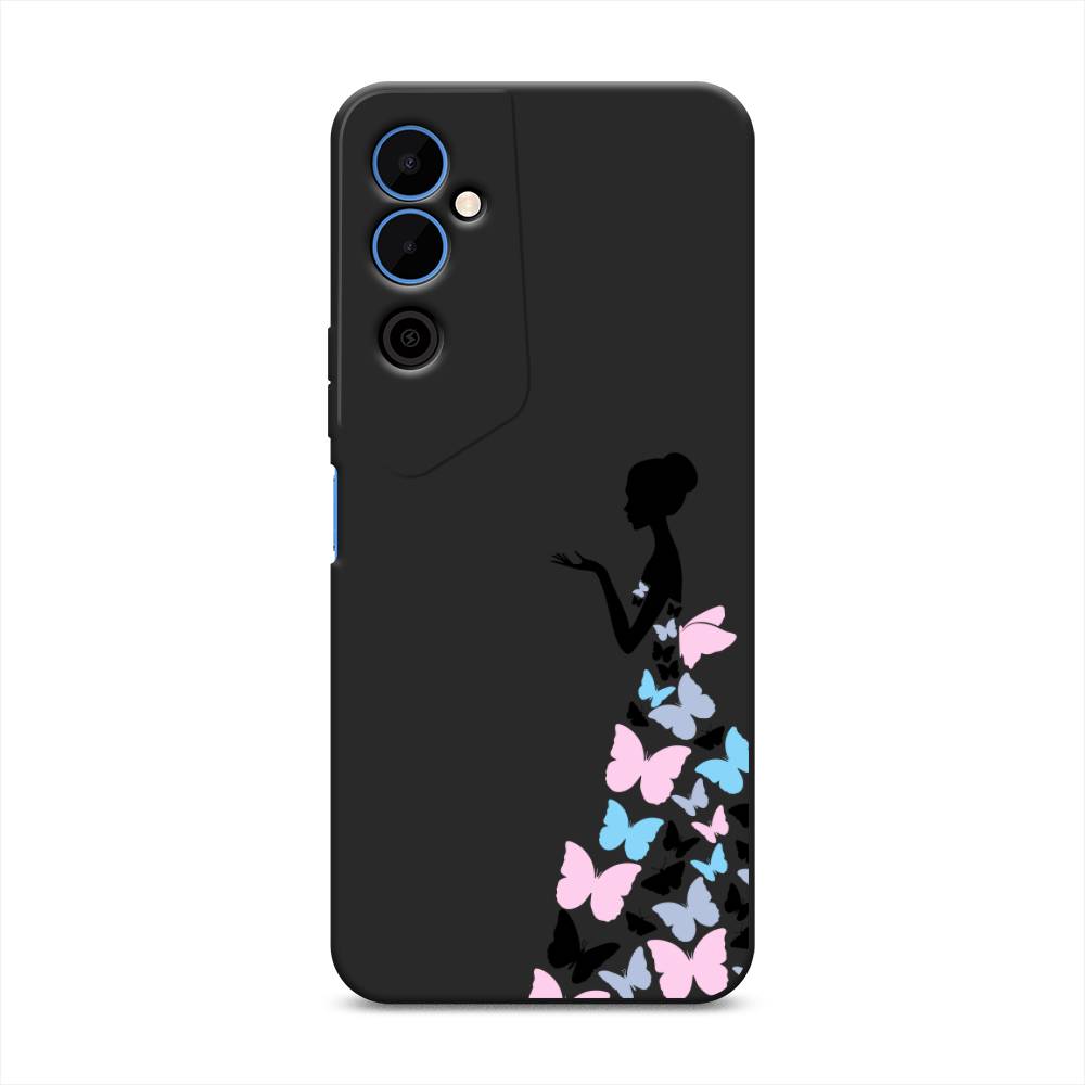 

Чехол Awog на Tecno Pova Neo 2 "Платье из бабочек", Белый;розовый, 302452-1