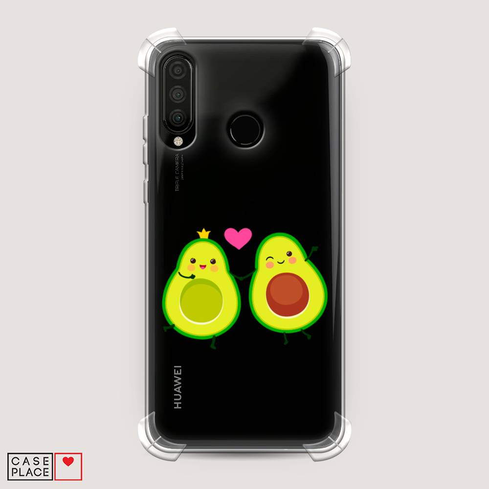 

Чехол Awog на Huawei P30 Lite "Авокадо любят", Зеленый;коричневый;розовый, 67951-1