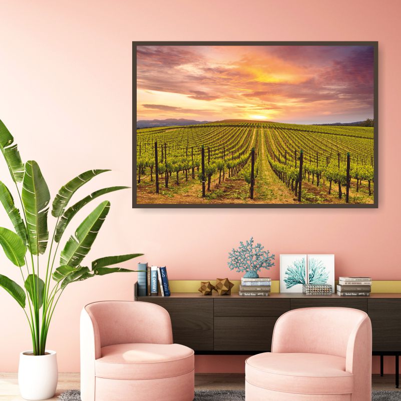 

Постер на холсте ПолиЦентр Закат В Долине 50х40 см, ЗакатВДолине