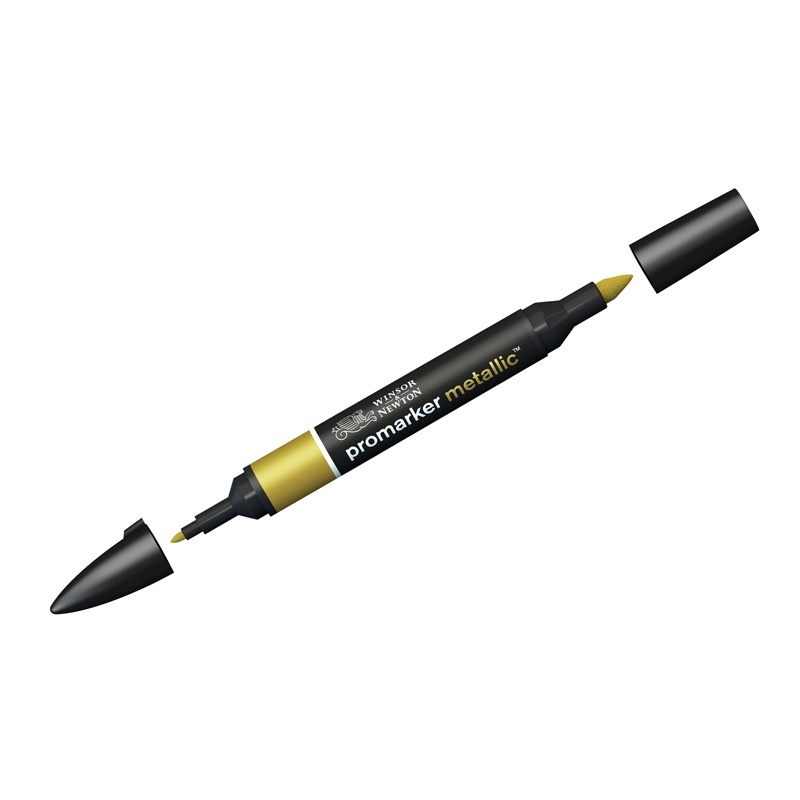 

Маркер художественный Winsor&Newton 206689 Pro двухсторонний металлик золото