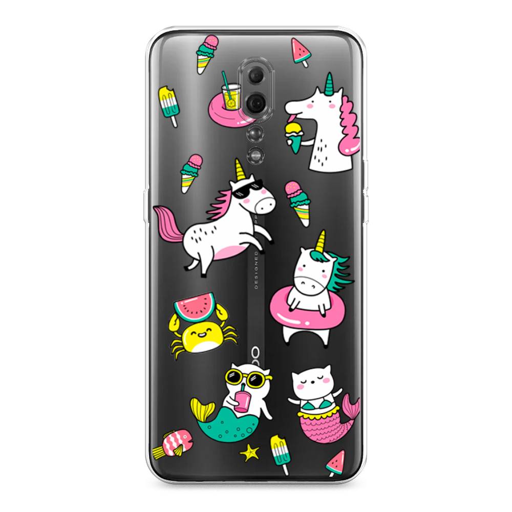 

Чехол Awog на Oppo Reno Z "На отдыхе", Разноцветный, 250950-2