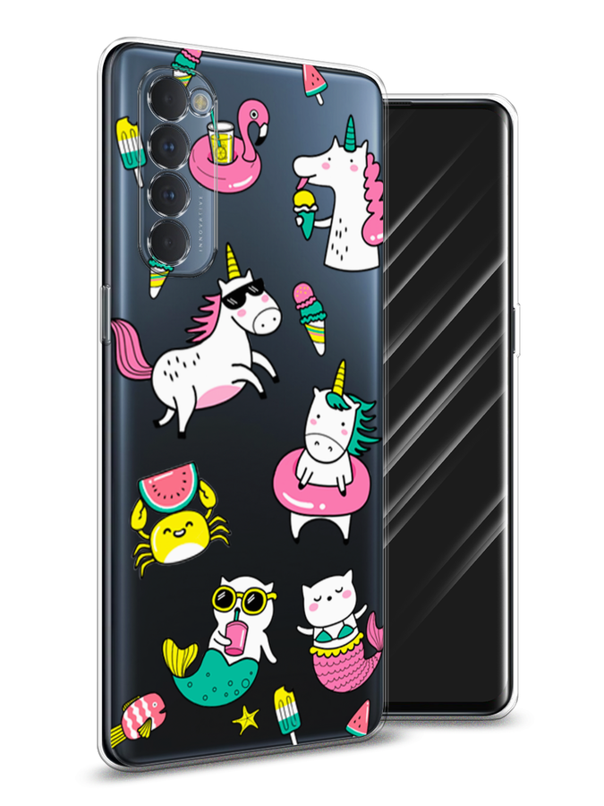 

Чехол Awog на Oppo Reno 4 Pro "На отдыхе", Разноцветный, 258950-2