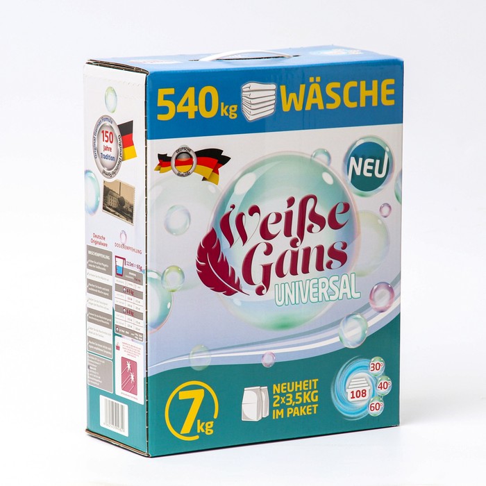 

Стиральный порошок WEISSE GANS, Universal, 7 кг