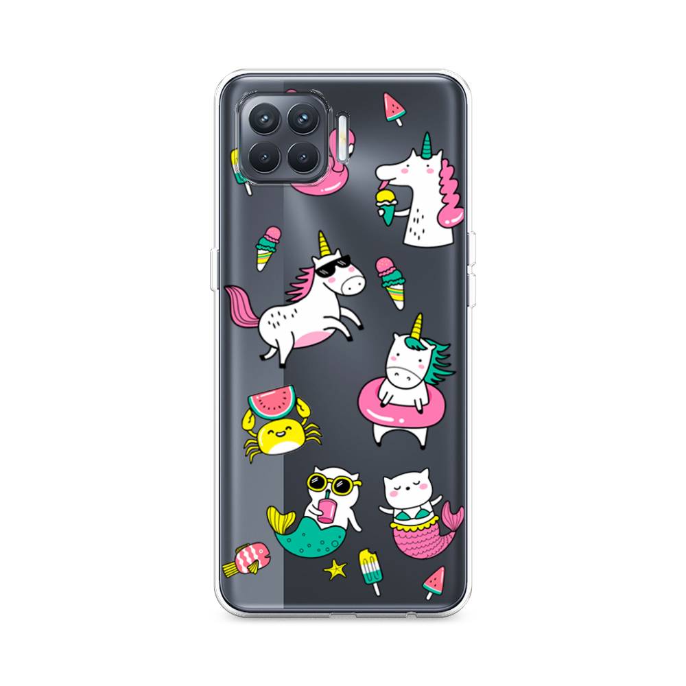 

Чехол Awog на Oppo Reno 4 Lite/A93 "На отдыхе", Разноцветный, 255350-2
