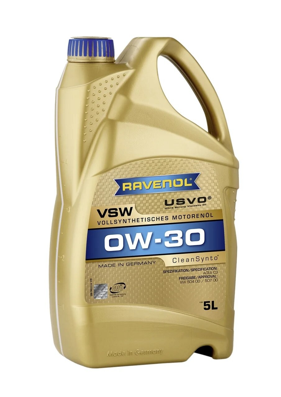 фото Моторное масло ravenol vsw 0w30 5 л