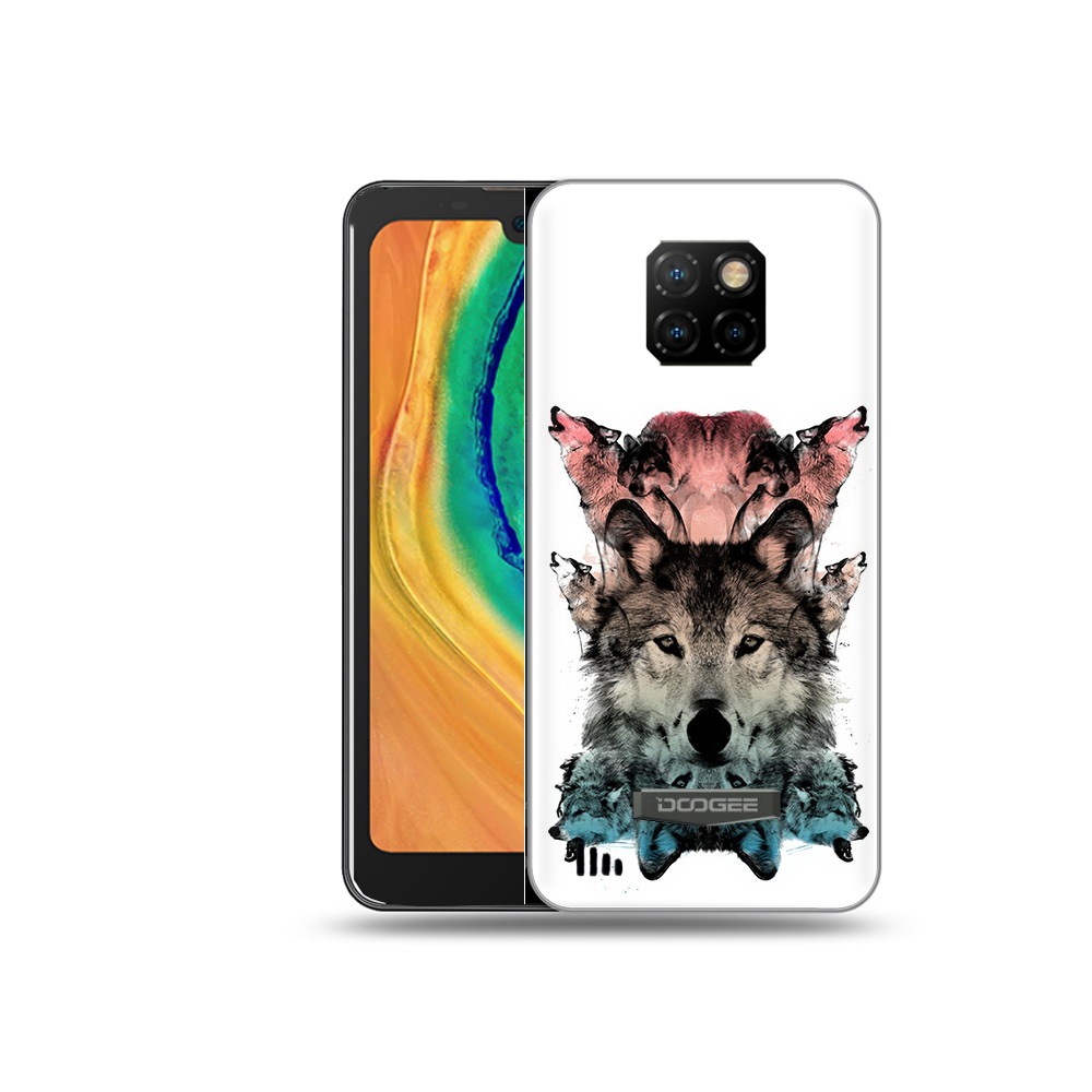 

Чехол MyPads Tocco для Doogee S88 Plus стая, Прозрачный, Tocco
