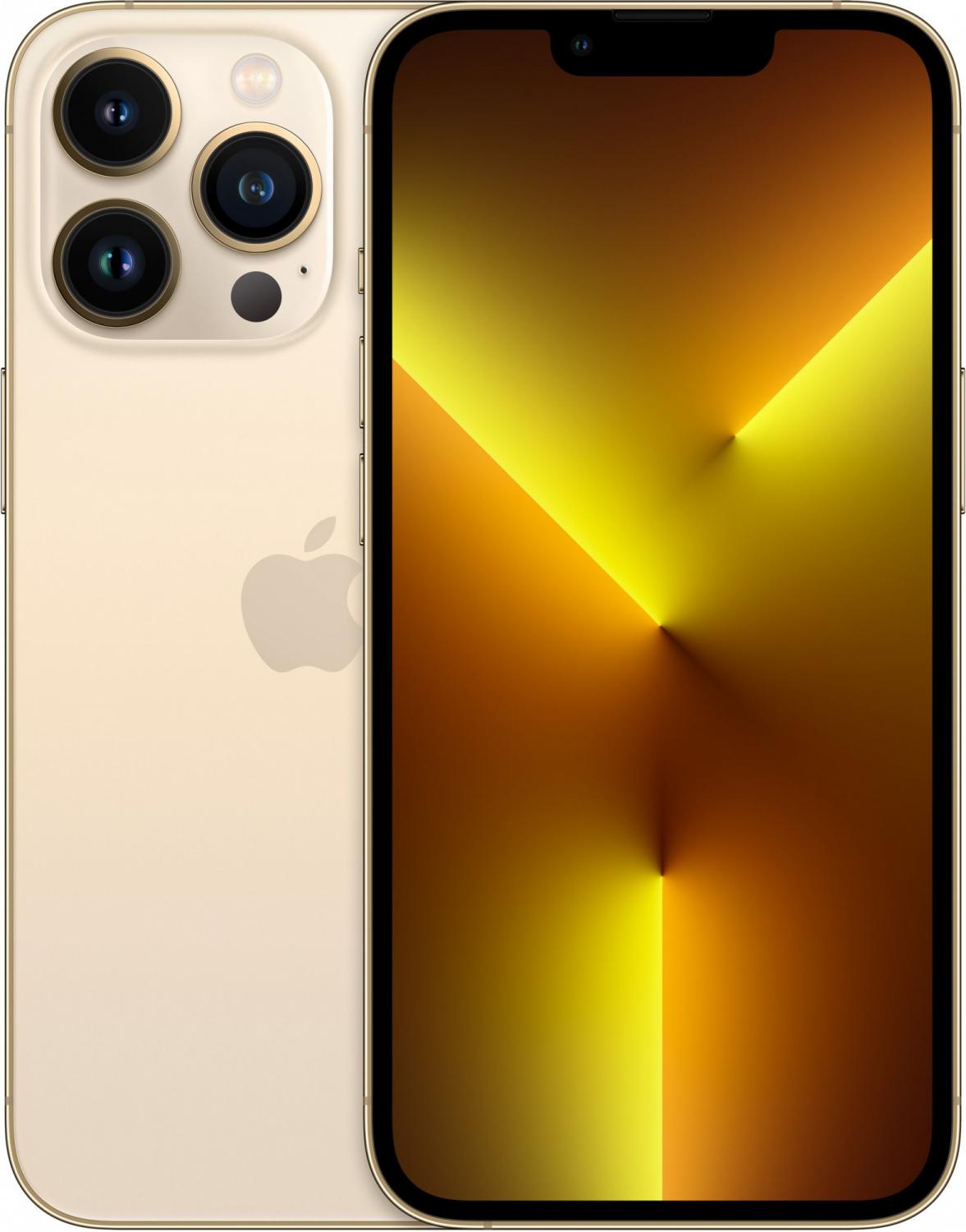 

Смартфон Apple A2636 iPhone 13 Pro 256Gb 6Gb золотой моноблок 3G 4G 2Sim 6.1" 1170x2532 iP