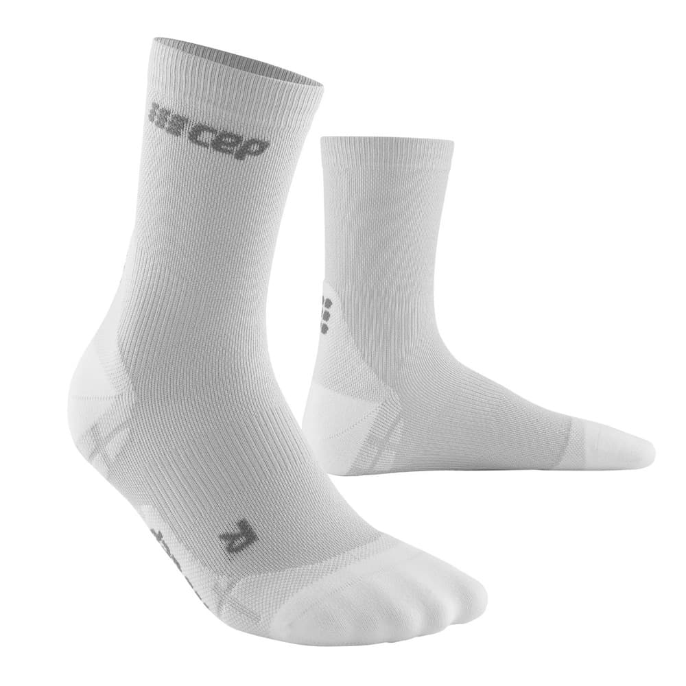 

CEP ULTRALIGHT COMPRESSION SHORT SOCKS Компрессионные ультратонкие носки для бега Белый 3, C2UUM-0