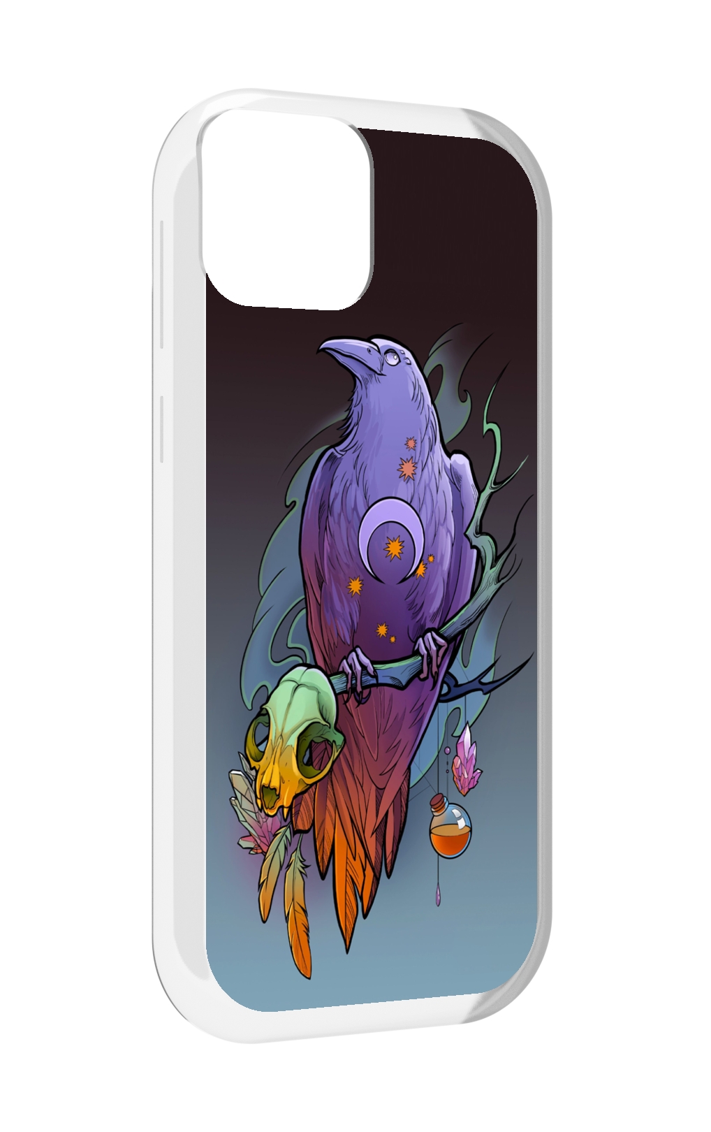 

Чехол MyPads фиолетовый ворон на ветке для UleFone Note 6 / Note 6T / Note 6P, Прозрачный, Tocco