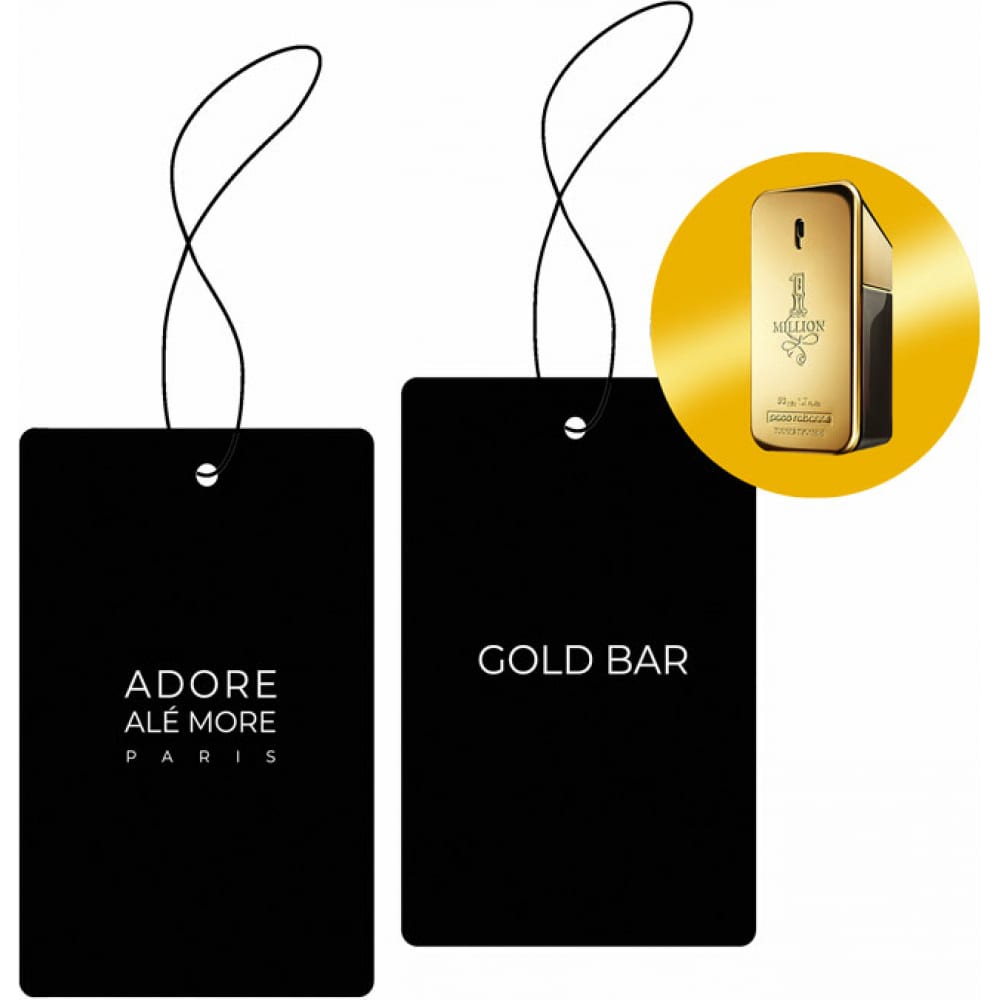 Ароматизатор в машину REKZIT 16169538 Adore Ale More Gold Bar Pour Homme
